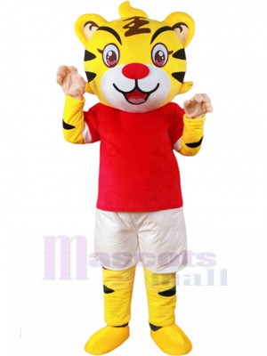 Tigre costume de mascotte