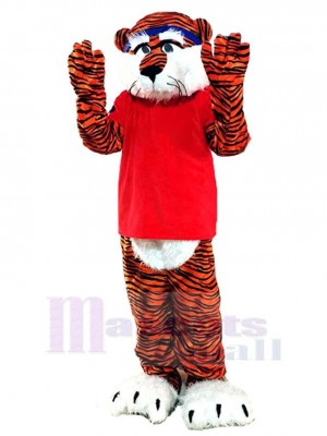 Tigre costume de mascotte