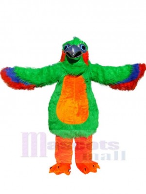 Perroquet costume de mascotte