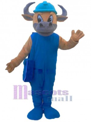 Taureau costume de mascotte