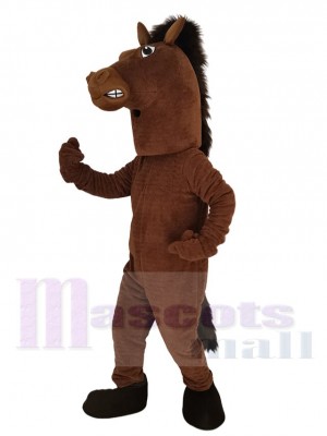 Étalon Cheval costume de mascotte