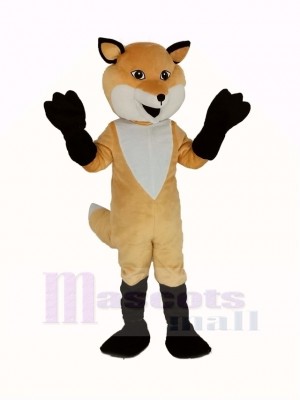 Drôle marron Renard Mascotte Costume