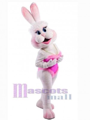 Lapin de Pâques costume de mascotte