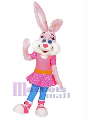 Lapin de Pâques costume de mascotte