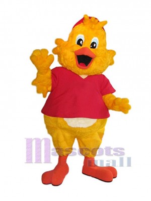 Poulet costume de mascotte