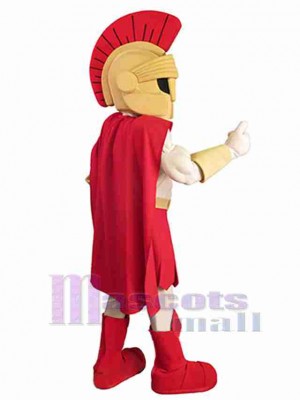 Guerrier costume de mascotte