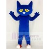 Marrant Bleu Pete Chat Mascotte Costume École