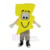 Jaune Foudre Mascotte Costume