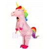 Gonflable Mignonne arc en ciel Licorne pour les enfants Exploser Petite taille Costume de mascotte