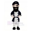 Cool Barbu Pirate Mascotte Costume Gens