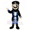 Barbe Pirate dans Bleu Manteau Mascotte Costume Gens