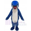 Mascotte mignonne de costume de baleine bleue