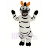 Orange Oreilles Madagascar Zèbre Marty Mascotte Costume
