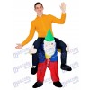 Retour Épaule Jardin Gnome Portez-moi Mascotte Ride Costume Stag Déguisement Noël Tenue drôle