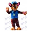 La Pat' Patrouill Paw Patrol Chase chien mascotte berger allemand chiot police et le trafic cop chien costume