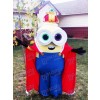 Moi, moche et méchant Despicable Me Minions Costume de mascotte de roi Bob avec cape déguisement Outfit