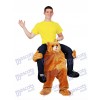 Ride on Me Ours en peluche Carry Me Ride Mascotte Costume Ours en peluche Stag Mascotte