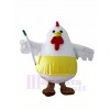 blanc Graisse poulet Mascotte Les costumes Animal