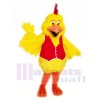 Le poulet au gilet rouge Costumes De Mascotte