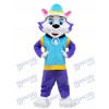 Husky Chien Everest Mascotte Paw Patrol Montagne Enneigée Chiot Dessin Animé Costume
