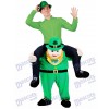Piggy Retour Costume Irlandais Carry Me Leprechaun Mascotte Costume St Patricks Day Déguisements