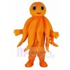 Orange Poulpe Peluche Adulte Mascotte Costume Dessin animé