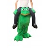 Porcin Retour Grenouille Porte moi Triste Grenouille Mascotte Costume Halloween Fantaisie Robe