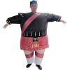 le Écossais Gonflable Costume Halloween Noël Costume pour Adulte