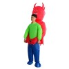 rouge Diable Démon Monstre Porter moi Gonflable Costume Halloween Noël Costume pour Adulte