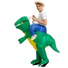 Dinosaure Balade sur Gonflable Costume Coup en haut Costume pour Adulte/Enfant Vert