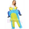 Costume gonflable de dinosaure