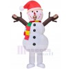 costume gonflable de Bonhomme de neige