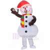 costume gonflable de Bonhomme de neige