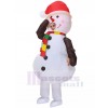 costume gonflable de Bonhomme de neige