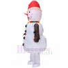 costume gonflable de Bonhomme de neige