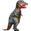 gris T-Rex Tyrannosaurus Dinosaure Gonflable Costume Fantaisie Robe en haut Costume pour Adulte