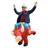 Vache Porter moi Baladesur Gonflable Costume Halloween Noël pour Adulte