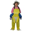 T-Rex Dinosaure Porter Moi Balade Sur Gonflable Costume Halloween Noël Pour Enfant