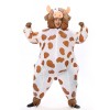 Vache Lait Bétail Gonflable Costume Halloween Noël Costume pour Adulte/enfant café Couleur