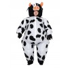 Vache Lait Bétail Gonflable Costume Halloween Noël Costume pour Adulte/enfant