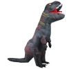 gris Tyrannosaurus T-Rex Dinosaure Gonflable Costume Halloween Noël pour Adulte/enfant