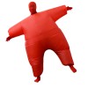 rouge Plein Corps Costume Gonflable Halloween Noël Costume pour Adulte