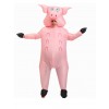 Rose Porc Gonflable Halloween Noël Vacances Coup Up Les costumes pour Adultes