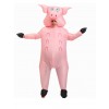 Rose Porc Gonflable Halloween Noël Vacances Coup Up Les costumes pour Adultes