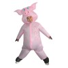 Rose Porc Gonflable Halloween Noël Vacances Coup En haut Costume pour Enfant