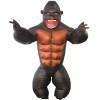 Gorille Gonflable Costume Singe Orang-outan Gibbon Chimp Costume pour Adulte