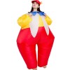 Pitre avec Attacher Gonflable Costume Halloween Noël Combinaison pour Adulte