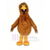 Lumière marron Oiseau Mascotte Costume Animal