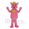 Rose Renard Pinkfong Mascotte Costume Dessin animé