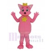 Rose Renard Pinkfong Mascotte Costume Dessin animé